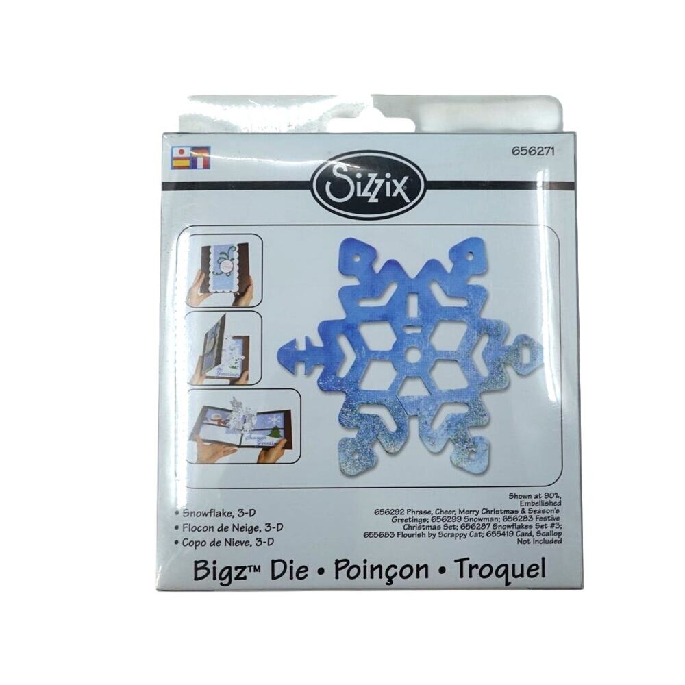 Sizzix Bigz Die Snowflake, 3-D 656271
